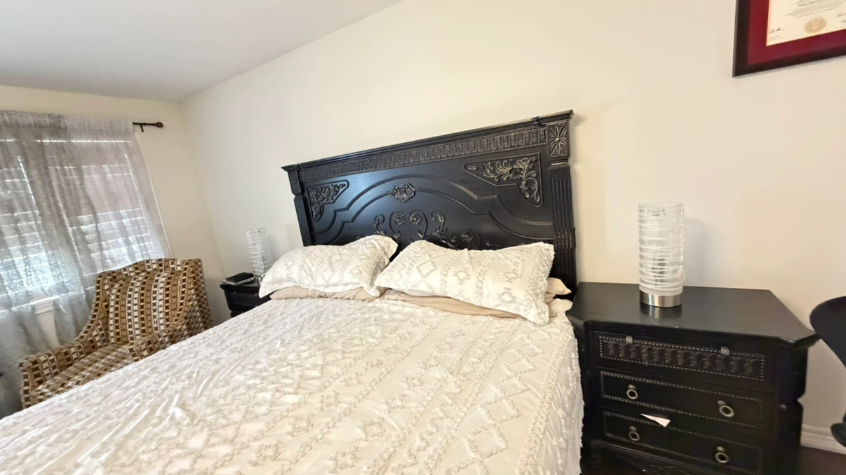 Ornate Black King Size Bed Frame - photo 2