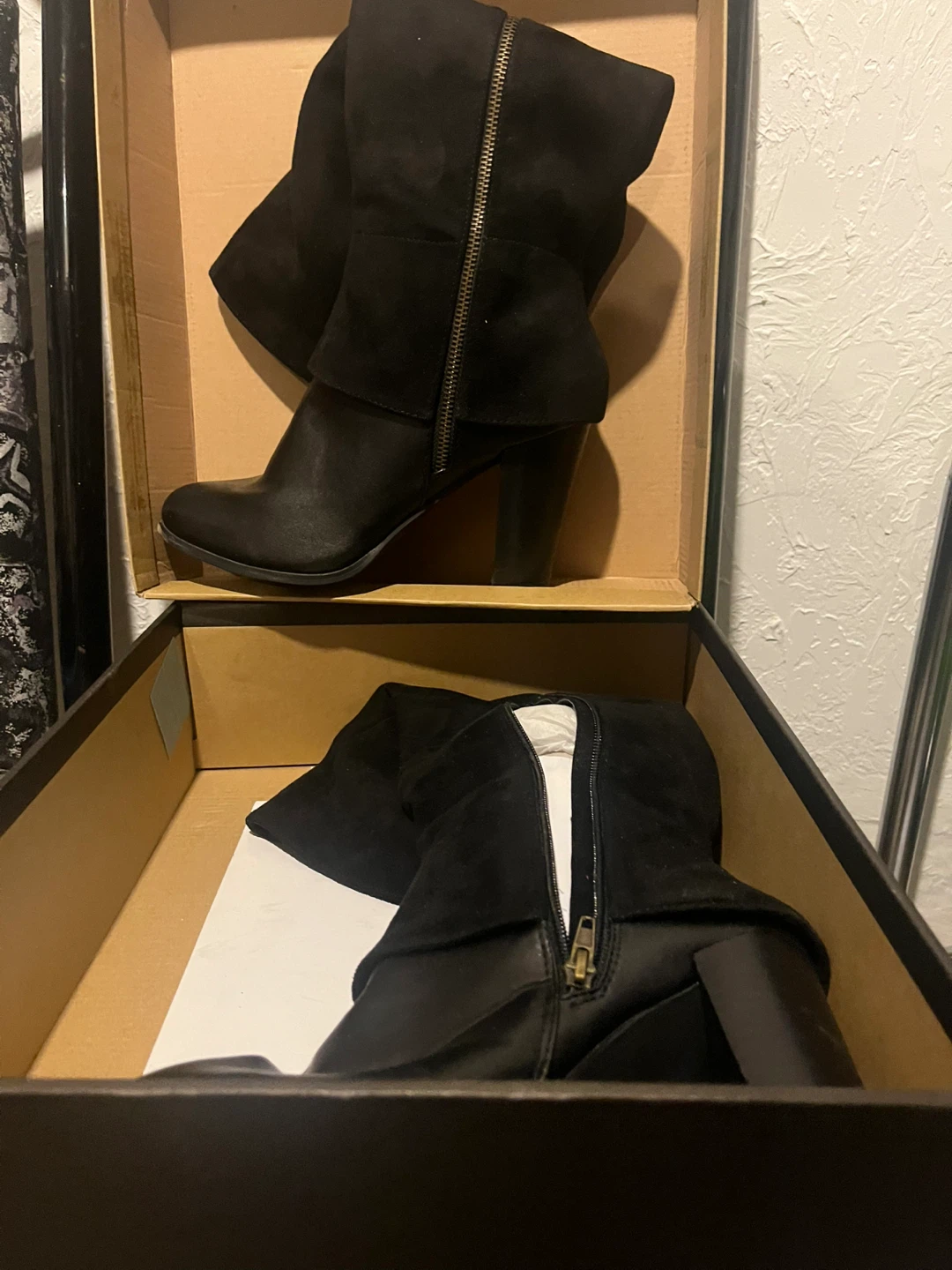 Black Knee-High Boots