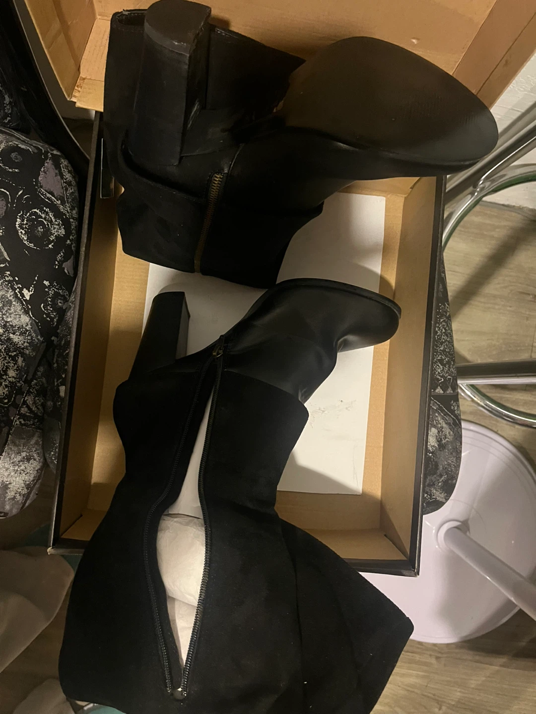 Black Knee-High Boots - photo 3