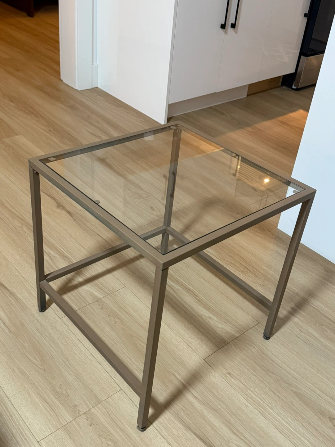 Square Glass Top Table - photo 2