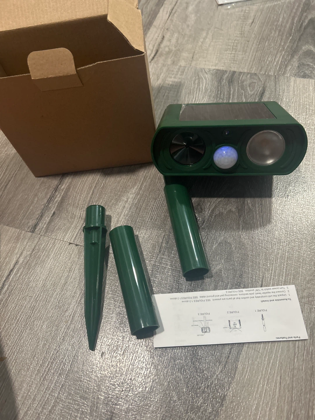 Solar Ultrasonic Animal Repeller