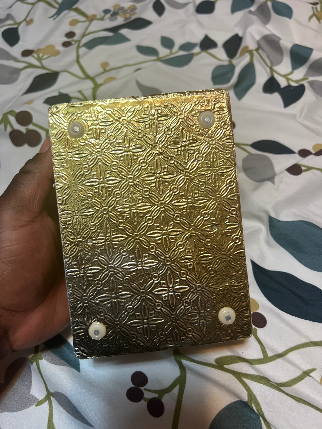Decorative Gold Box with Lock - photo 2