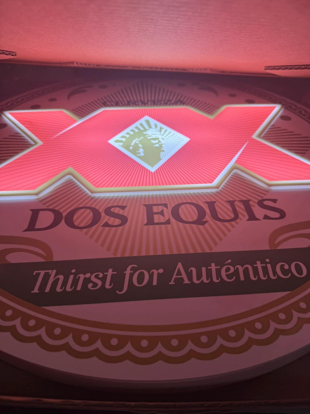 Dos Equis LED XX Gold Coin Sign - photo 4