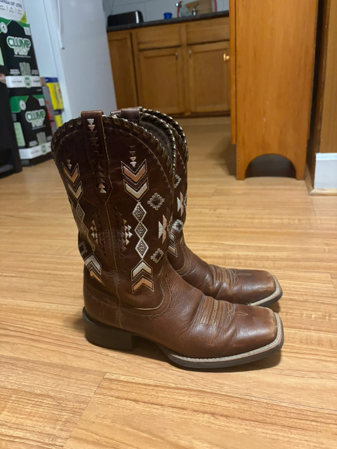 Ariat Brown Embroidered Cowgirl Boots - photo 2