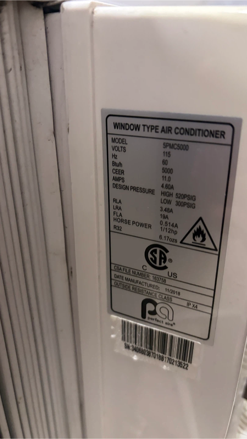 Perfect Aire Window Type Air Conditioner 5PMC5000 I CAN DELIVER - photo 3