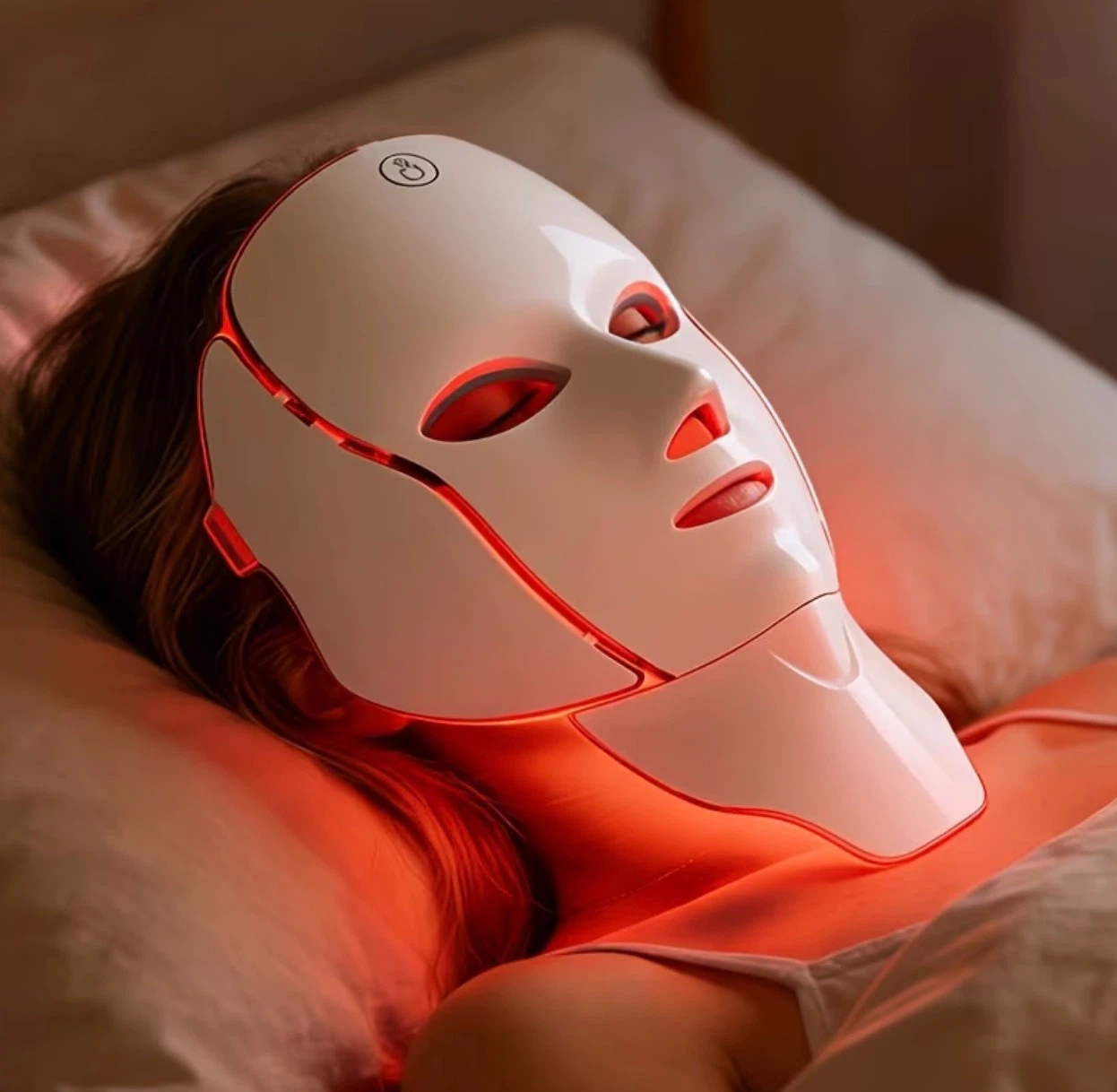 7 in 1 LED Face Mask with Neck (BRAND NEW IN BOX)
