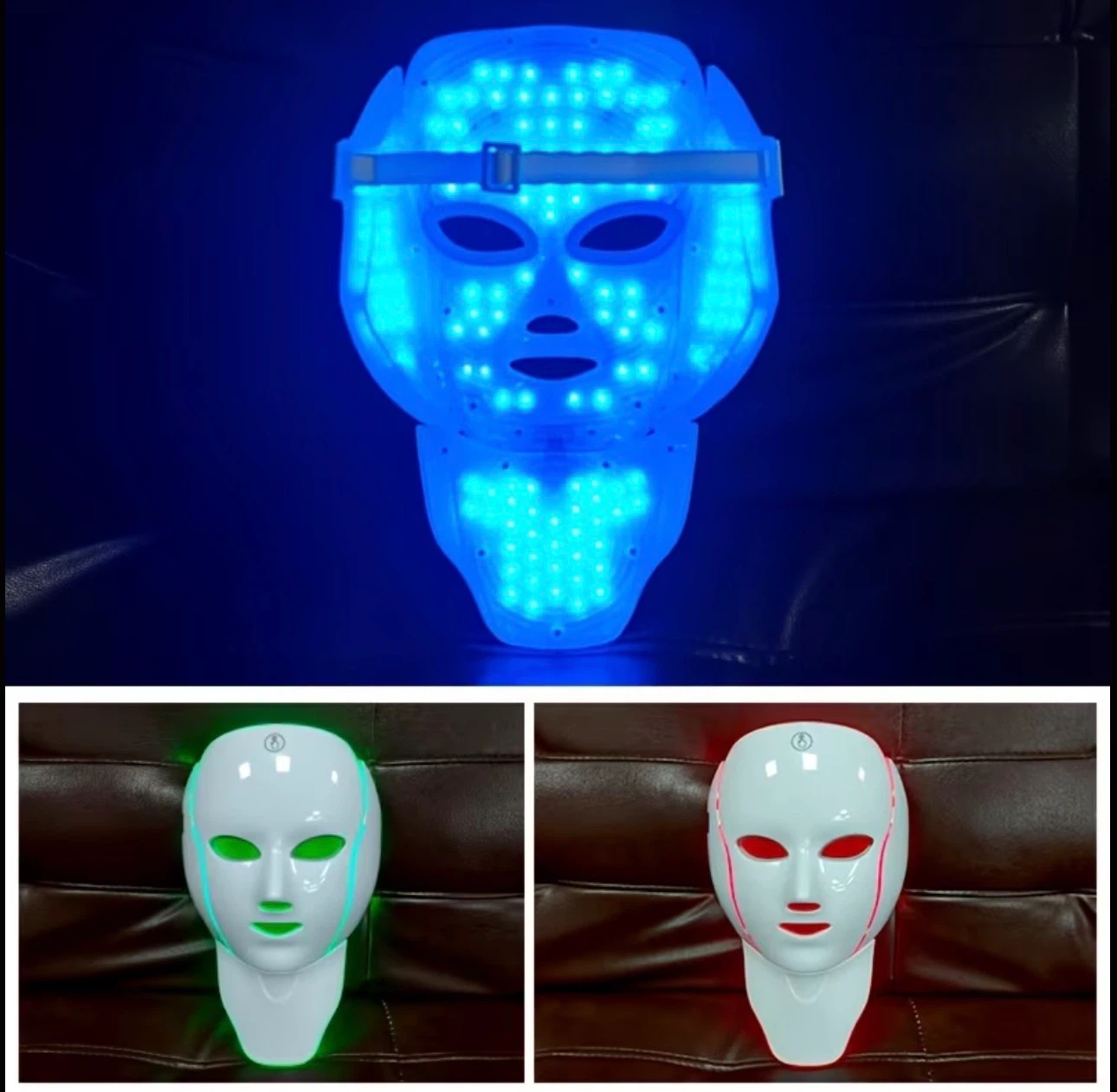 7 in 1 LED Face Mask with Neck (BRAND NEW IN BOX) - photo 3