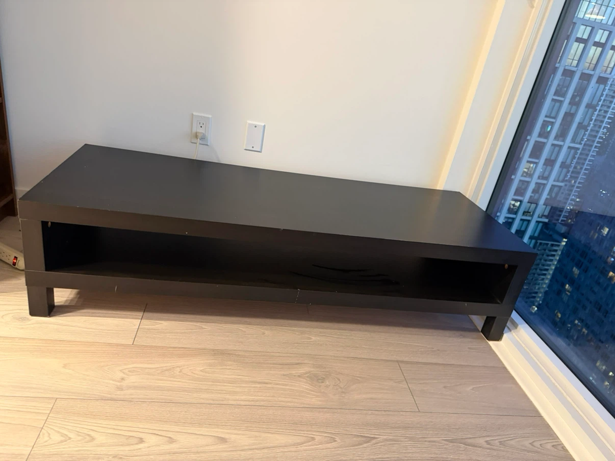 Black Media Console / TV Stand - photo 2