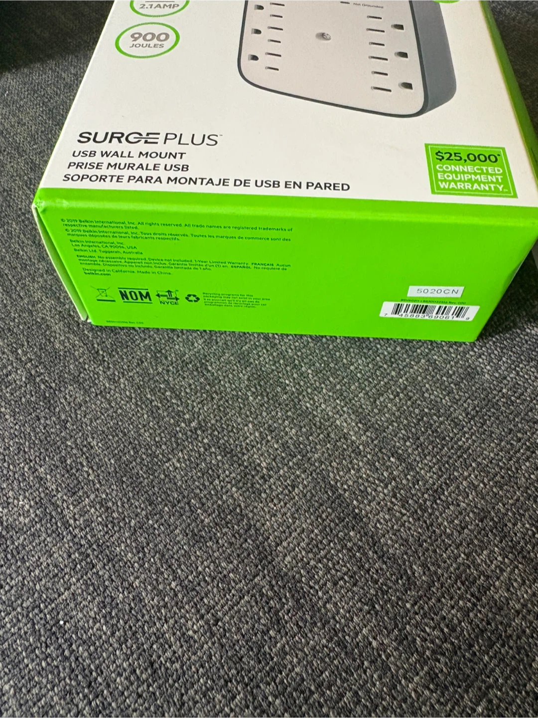 Belkin Surge Plus USB Wall Mount Surge Protector - photo 3