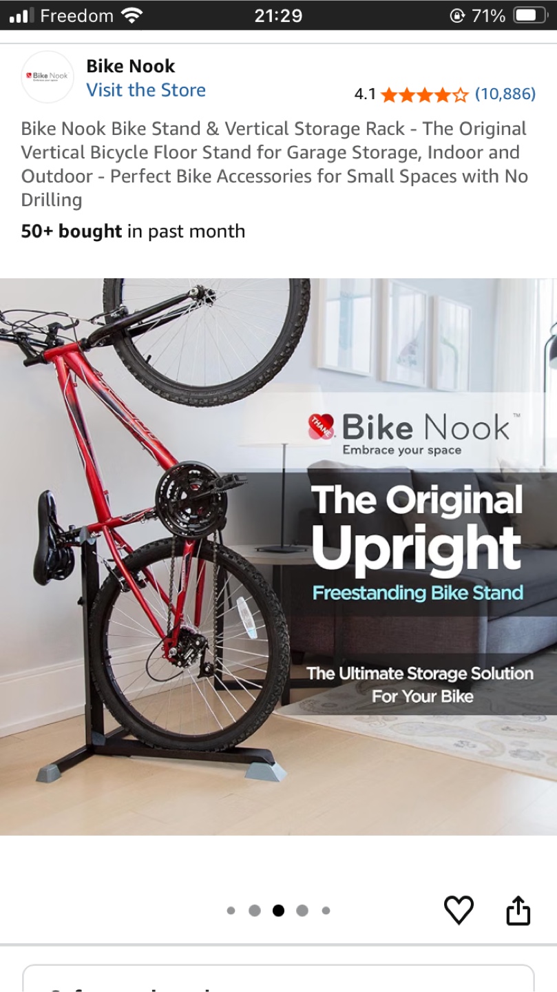 NEW upright bike stand 🚲 - photo 3