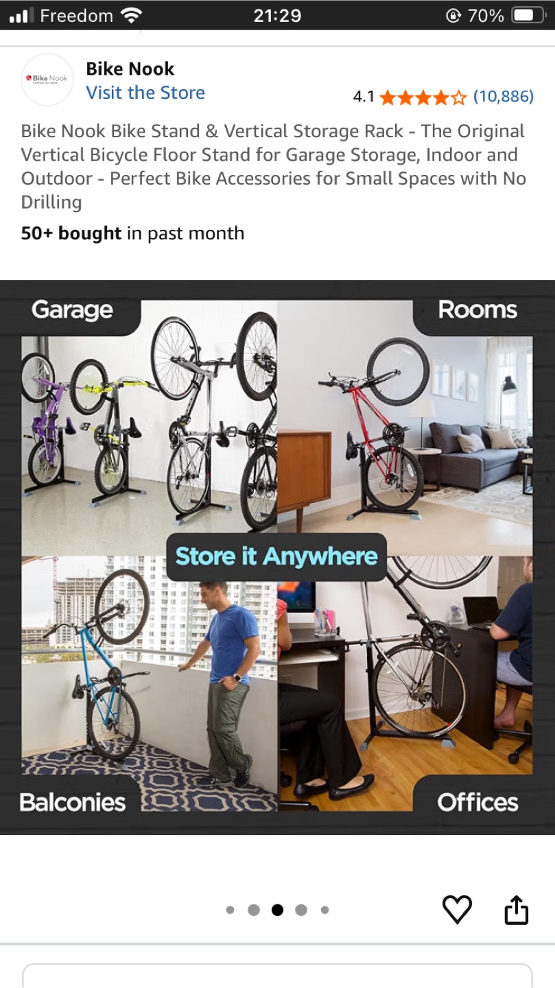 NEW upright bike stand 🚲 - photo 5