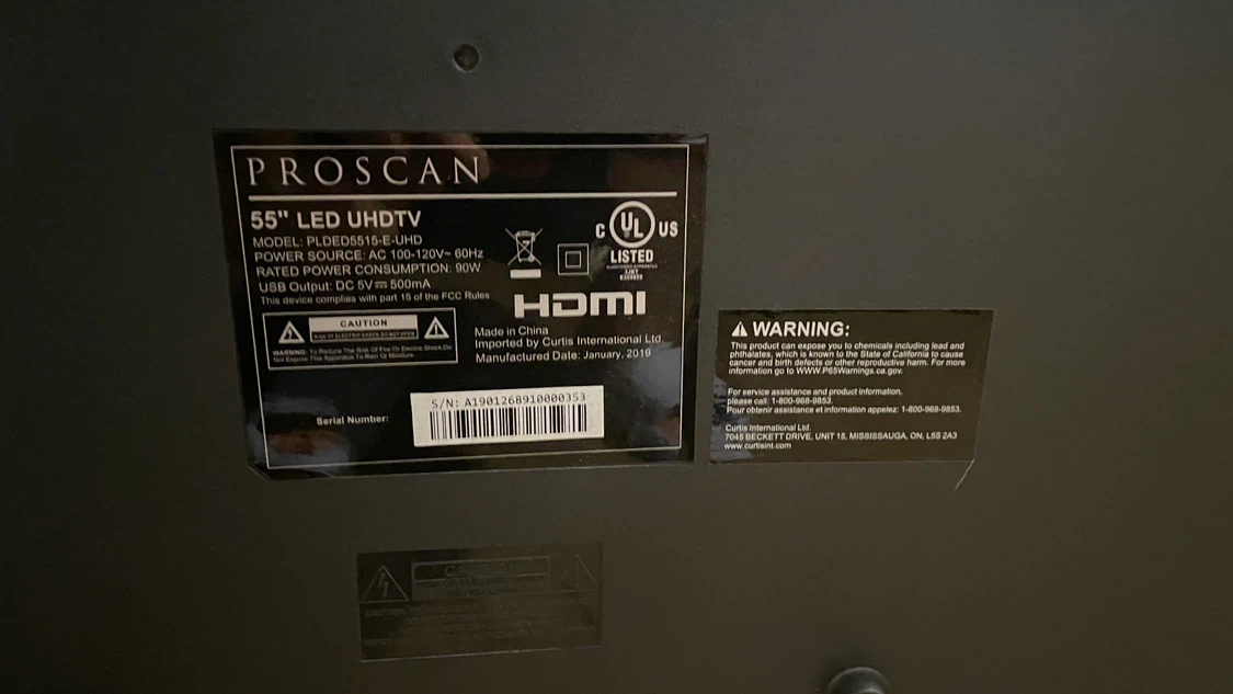 PROSCAN TV 55 inch LED UHD - photo 3