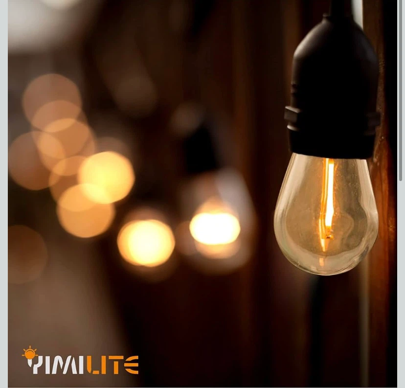 S14 Outdoor String Light Bulbs, Replacement Bulbs 20 Pack - photo 5