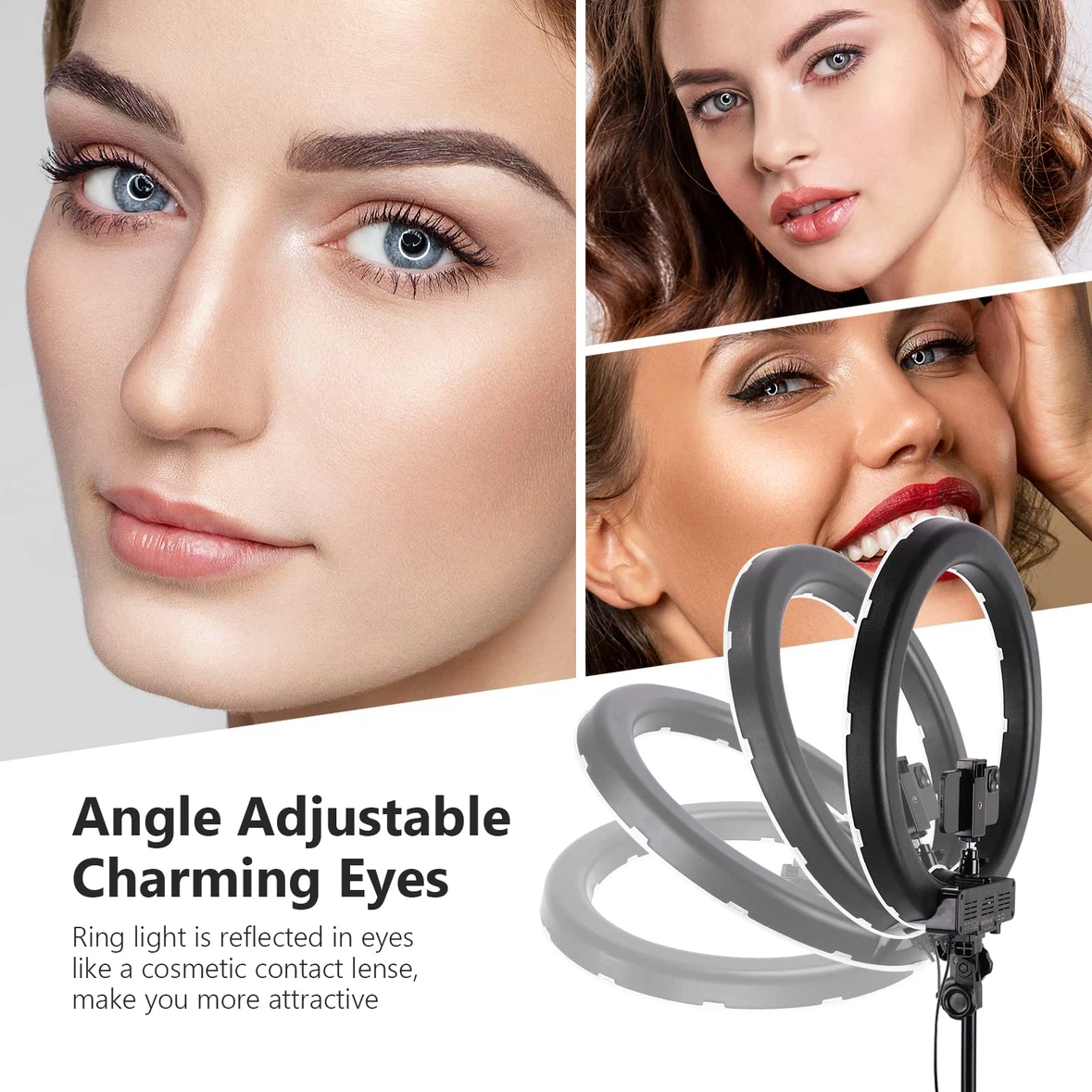 Neewer 18-Inch Ring Light with 240 LEDs Color Filter - photo 3