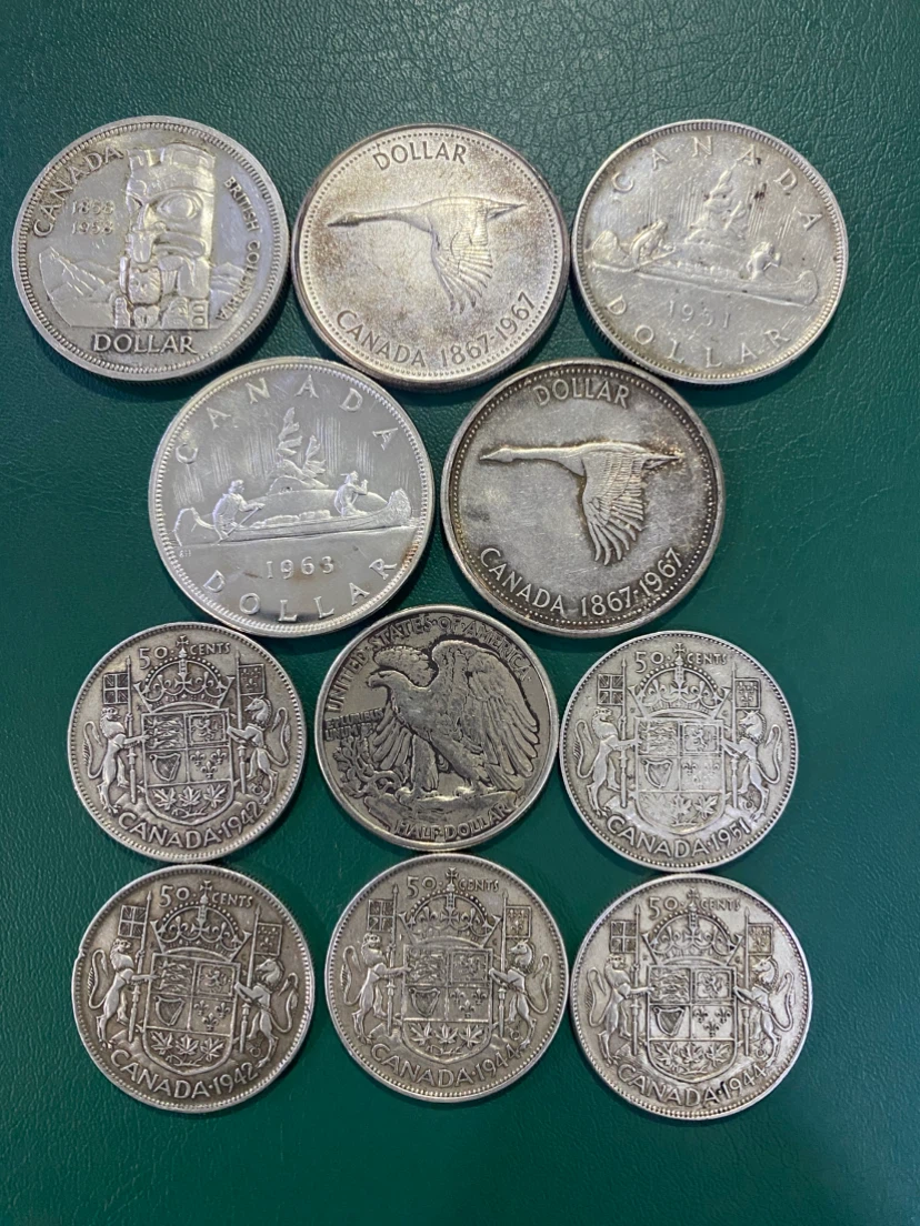 Collection of Canadian and US Coins - photo 2
