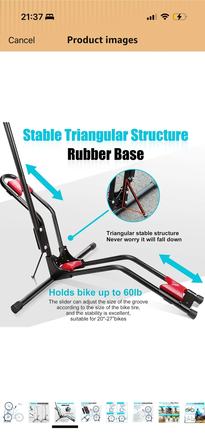 Vertical bike stand - photo 2