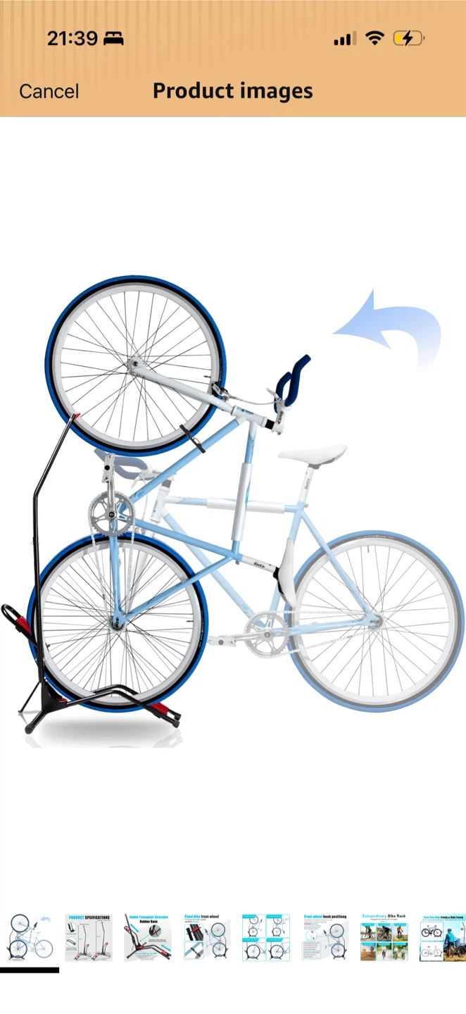 Vertical bike stand - photo 4