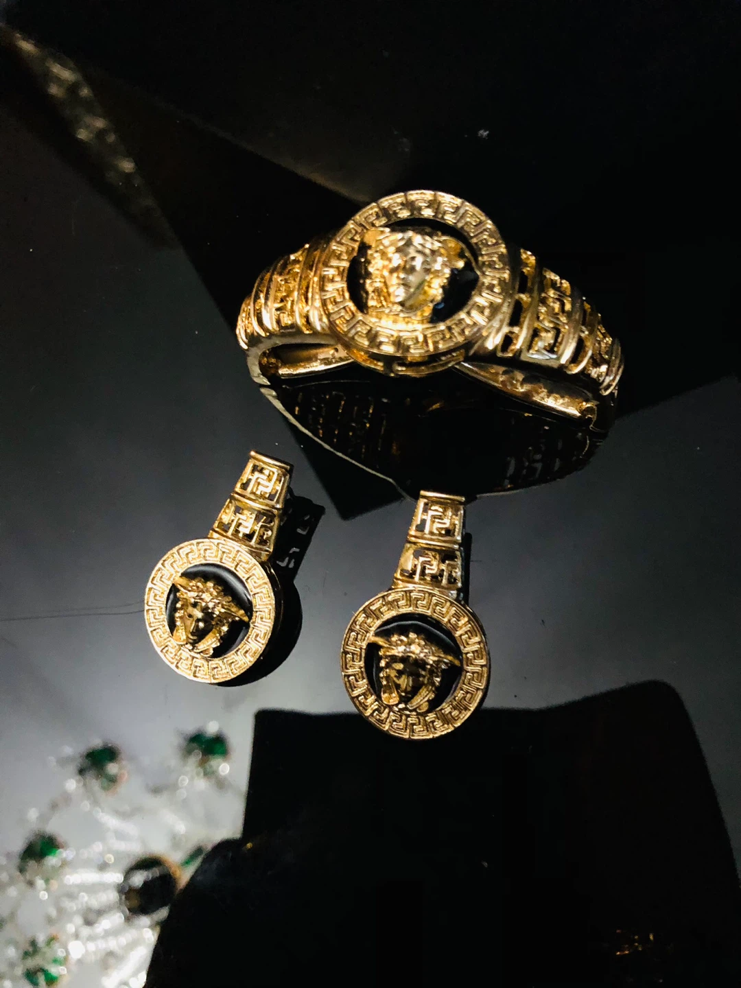 Versace Medusa Bracelet and Earrings Set - photo 2