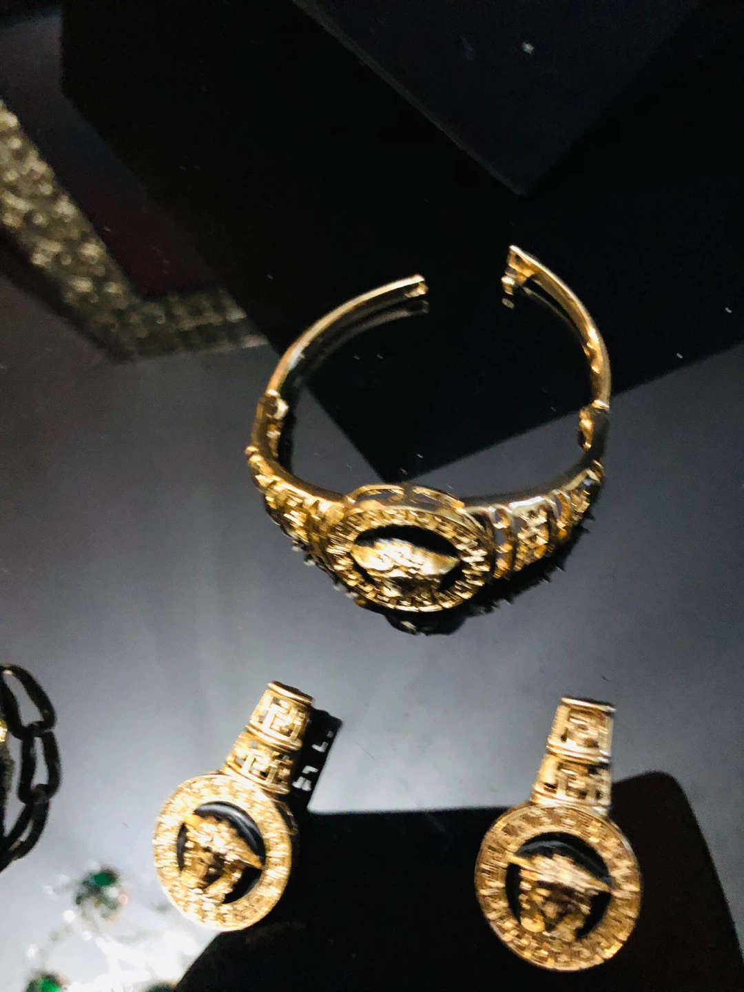Versace Medusa Bracelet and Earrings Set - photo 3