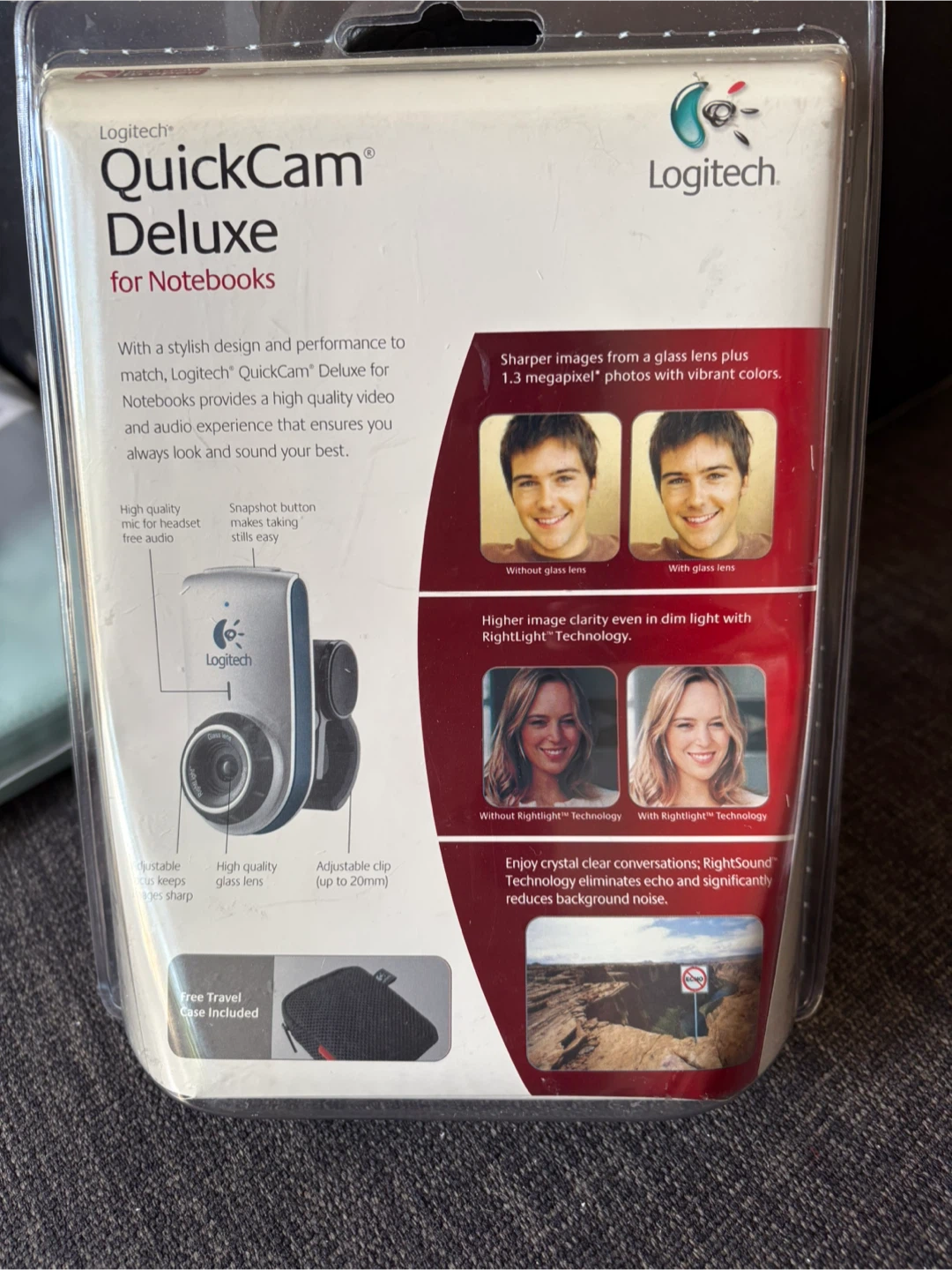 Logitech QuickCam Deluxe for Notebooks Webcam - photo 2