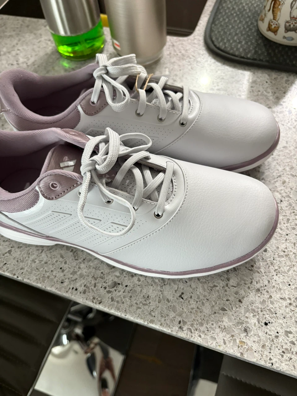 Adidas Women's Golf Shoes White/Purple