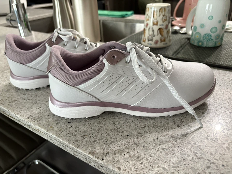 Adidas Women's Golf Shoes White/Purple - photo 5