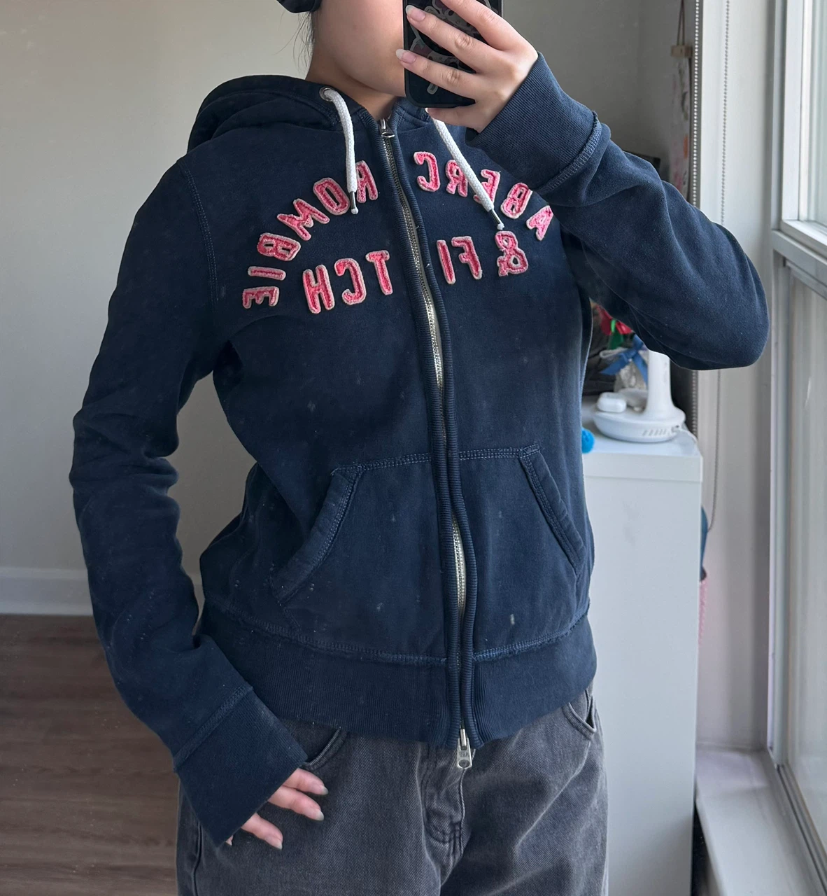 vintage ambercrombie zip up
