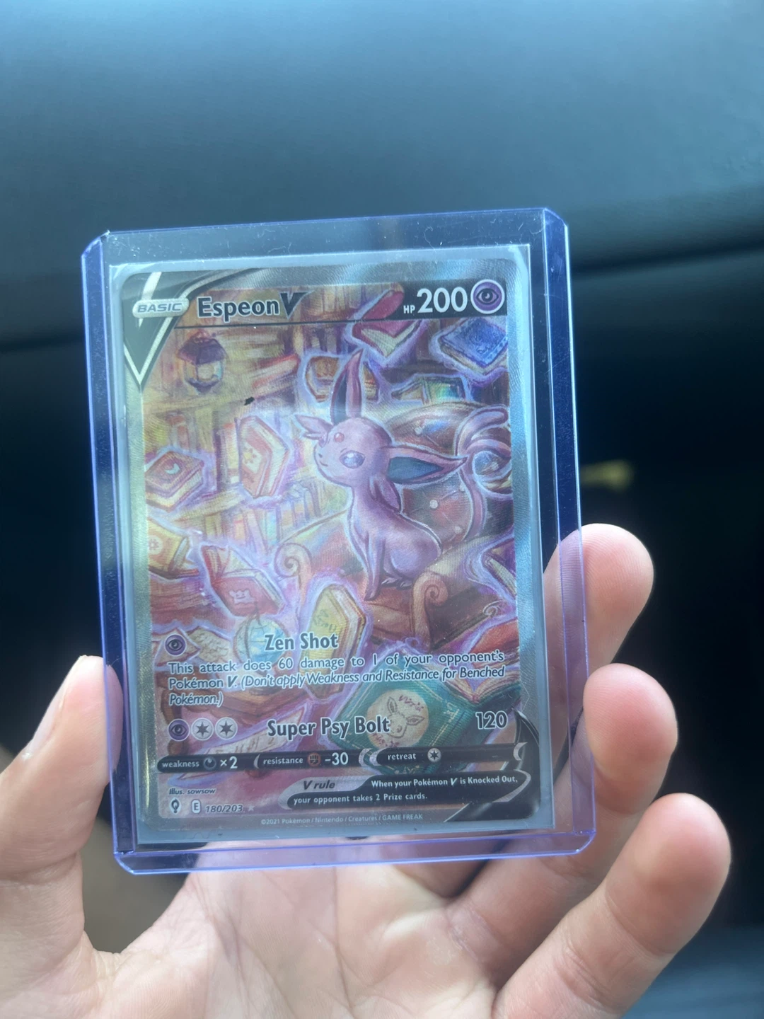 Espeon V (Alternate Full Art) Pokemon Card