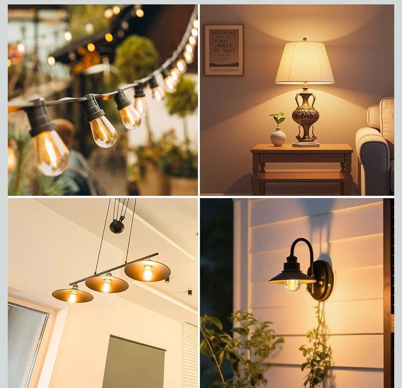 GvvooHome 19 Pack S14 LED Replacement String Light Bulbs - photo 5