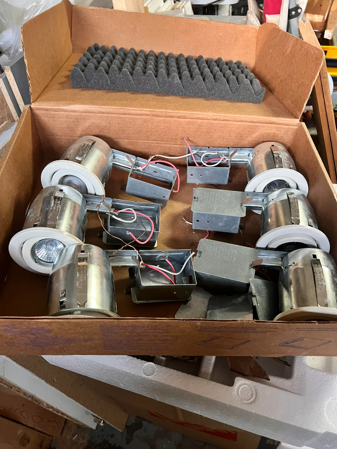 Box of 6 Recessed Lighting Fixtures - photo 2