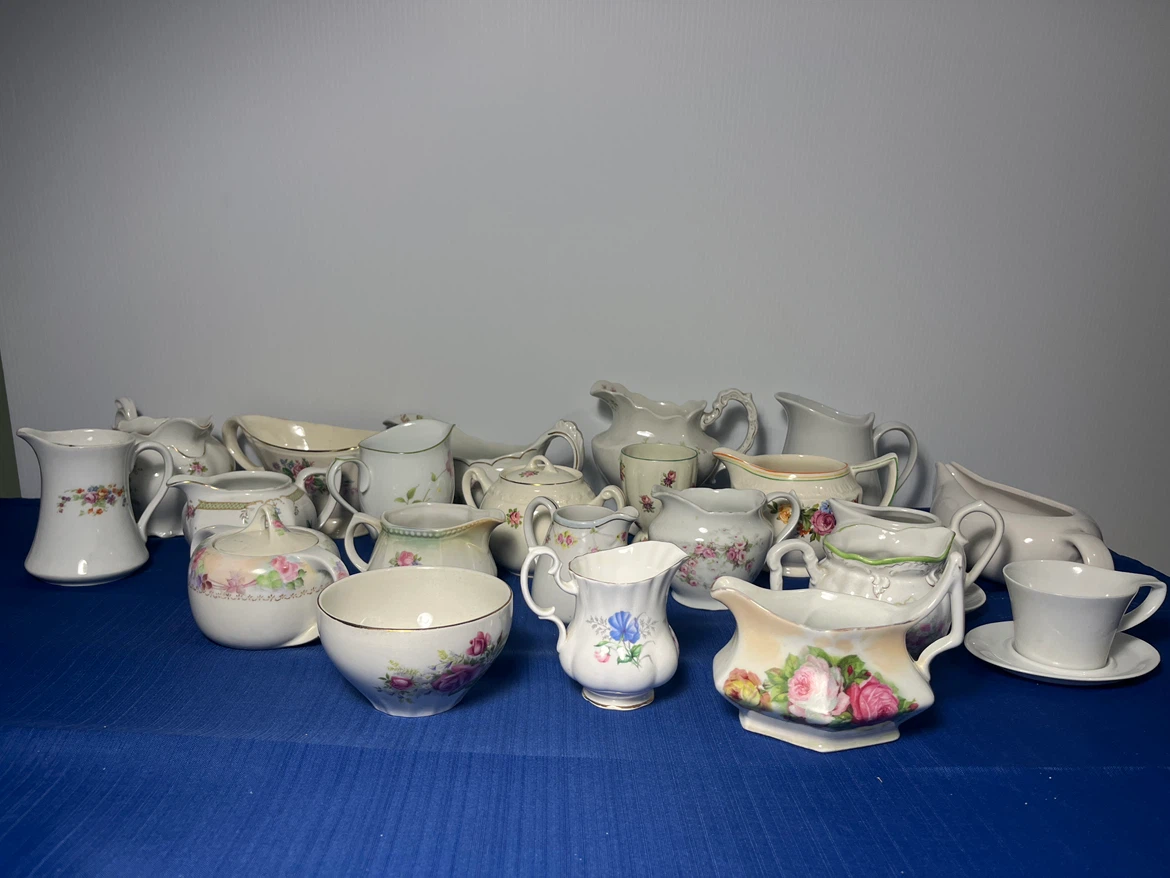 🔥 BLOWOUT! 20+ Pieces Mismatched Floral China & Serving Lot