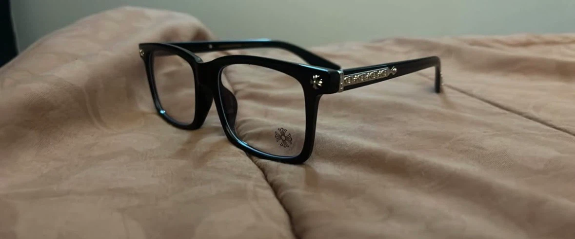 Chrome Hearts Black Glasses