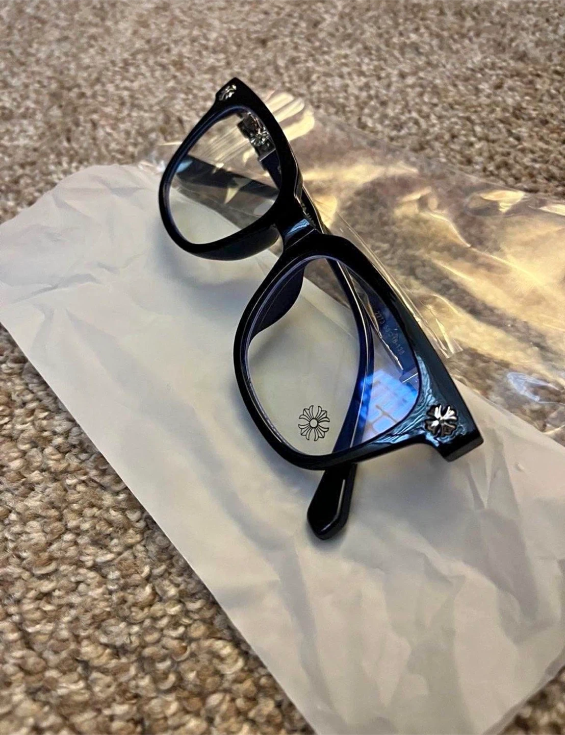 Chrome Hearts Black Glasses - photo 2