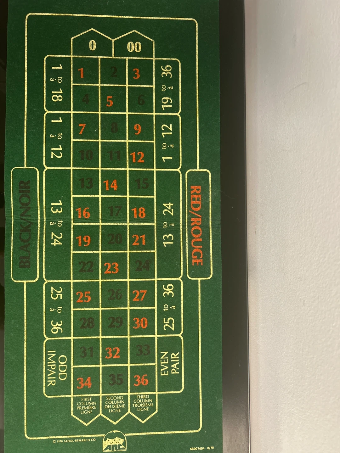 Nick the Greek Casino Roulette Game Set - photo 5
