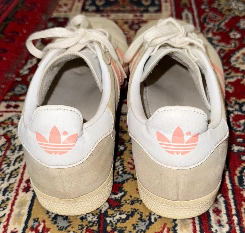 Adidas Gazelle Cream & Coral Sneakers - photo 3