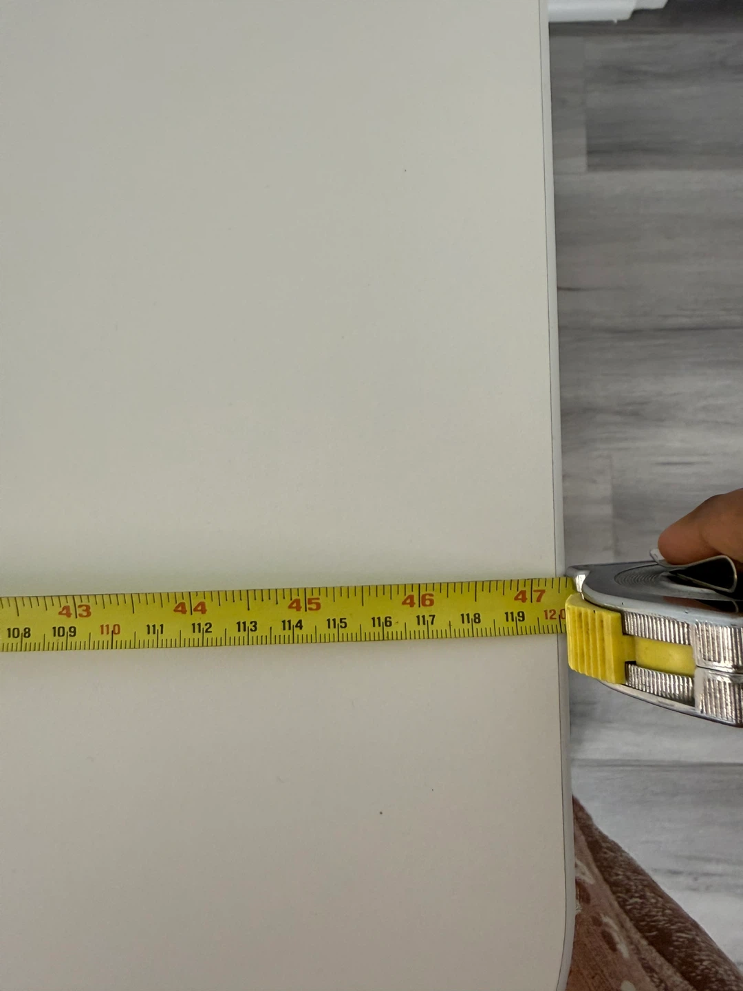 White IKEA Adjustable Height Desk - photo 4