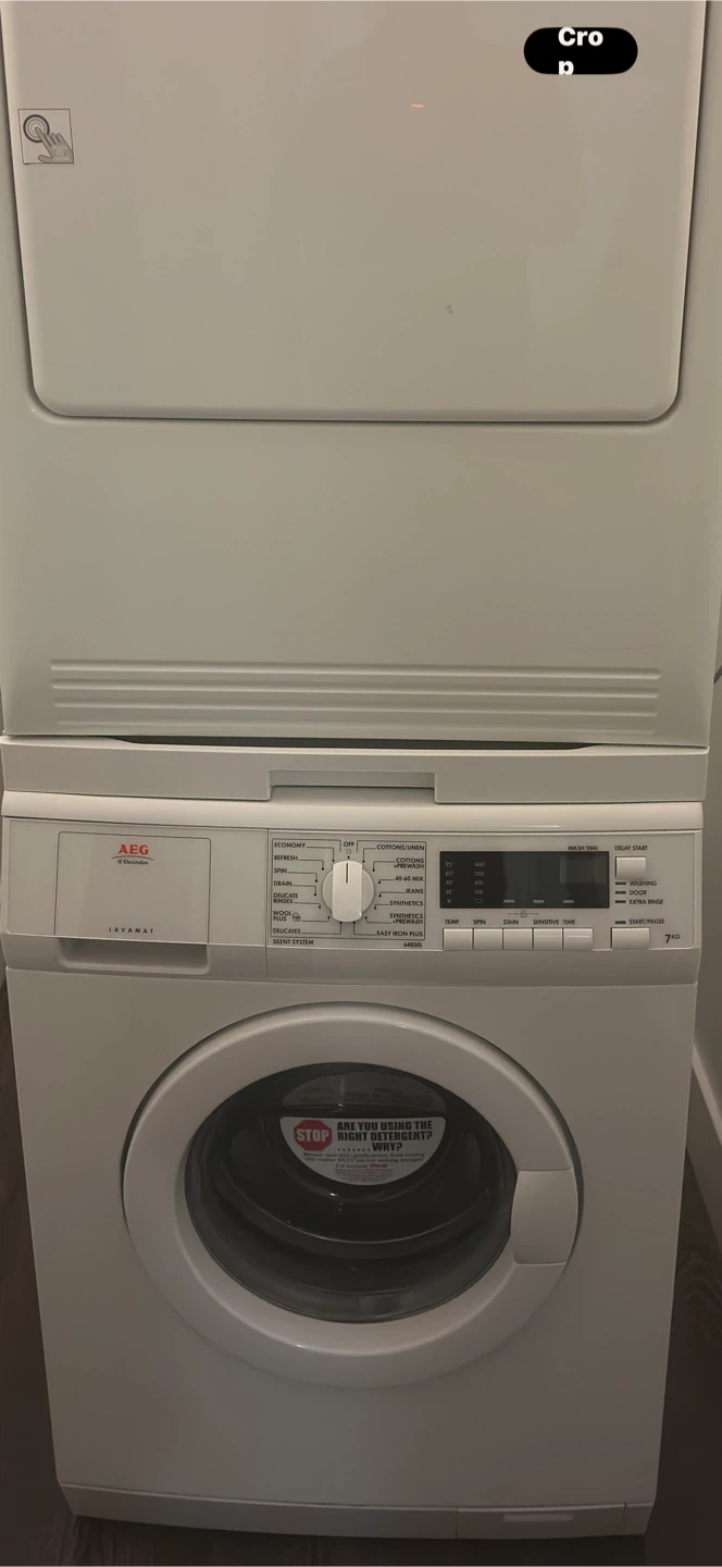AEG Stackable Washer and Dryer - photo 4