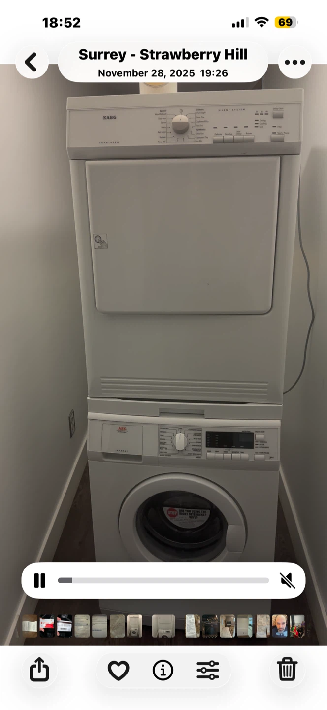 AEG Stackable Washer and Dryer - photo 5