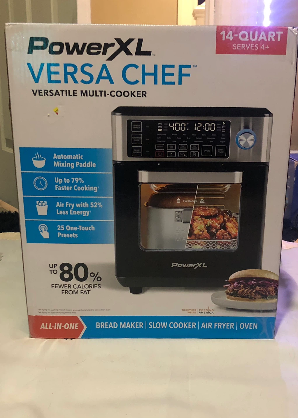 PowerXL Versa Chef 14-Quart multi-Cooker $170 firm