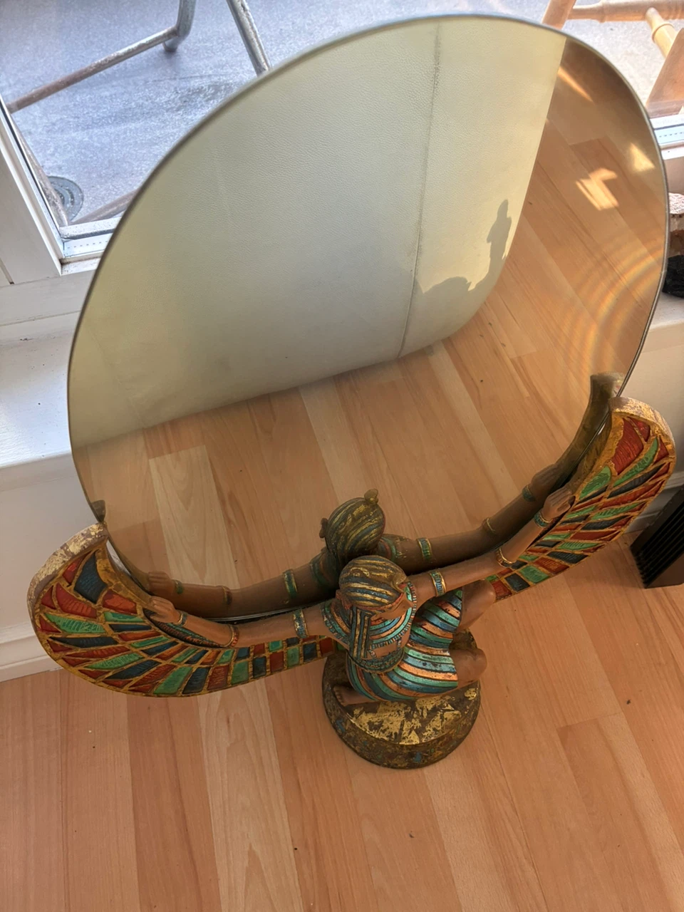 Egyptian Scarab Winged Mirror