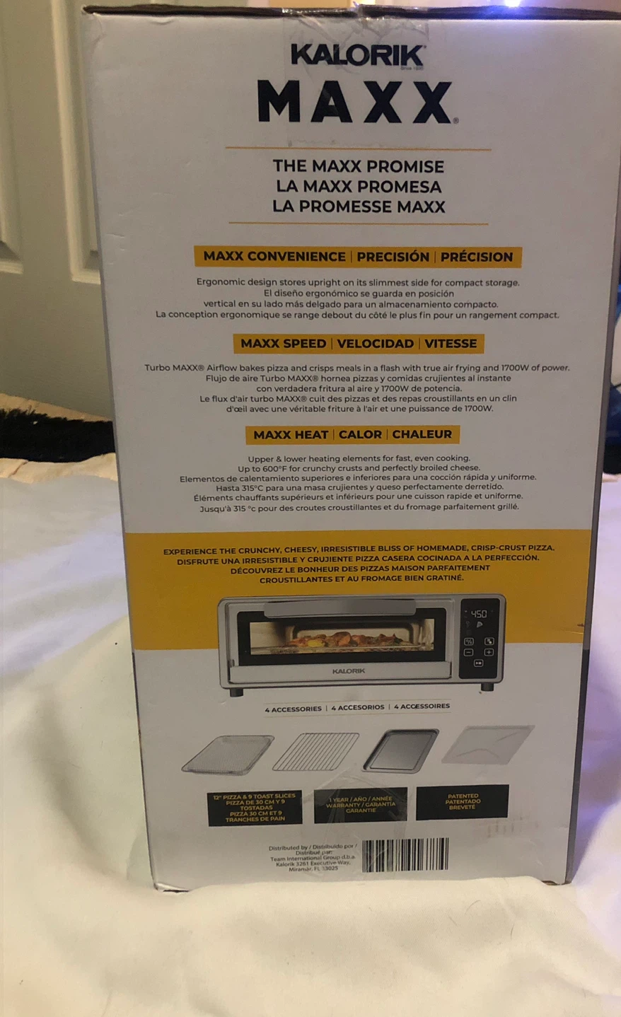 Kalorik MAXX Pizza Air Fryer Oven $100 firm - photo 3