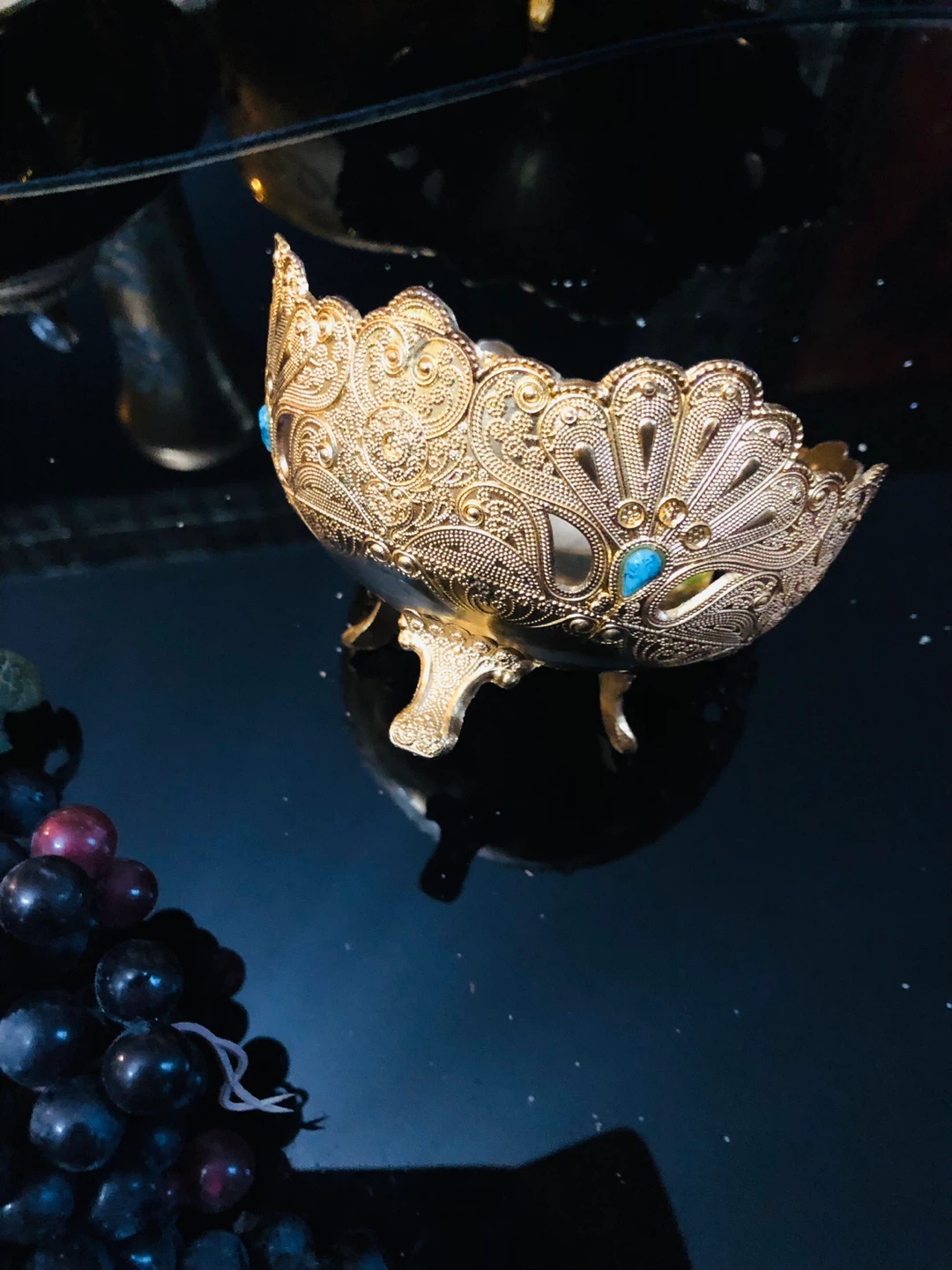 Ornate Gold Decorative Bowl Dubai - photo 2