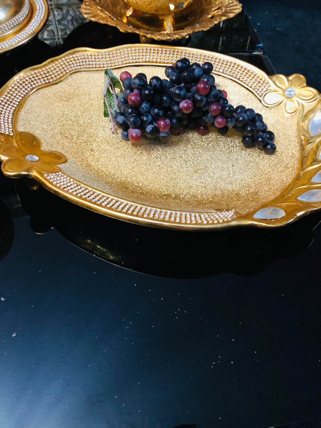 Decorative Gold Serving Tray