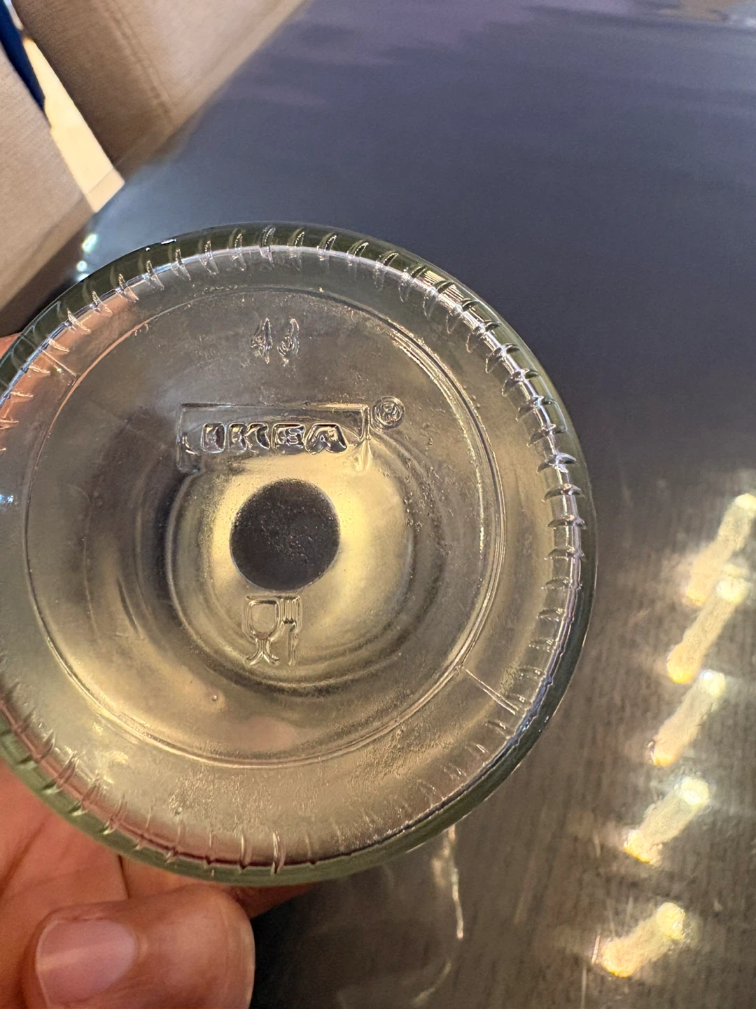 Glass Syrup Dispenser with Metal Spout - photo 3