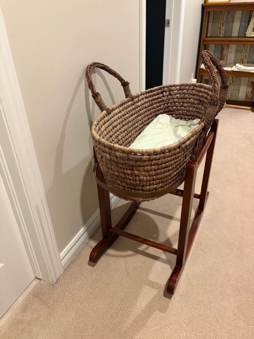 Restoration Hardware Baby & Child Moses Basket