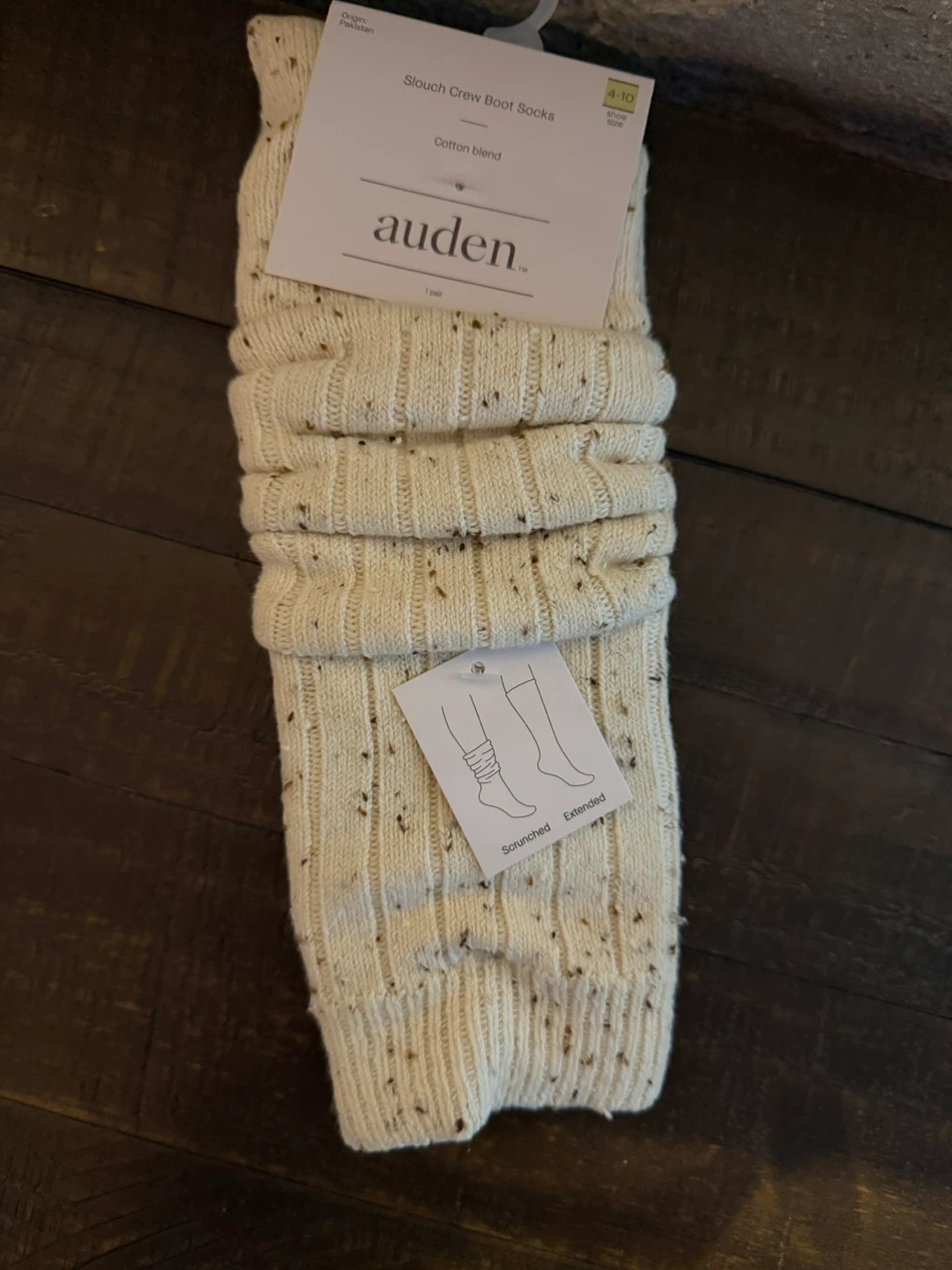 1 pair Auden Slouch Crew Boot Socks