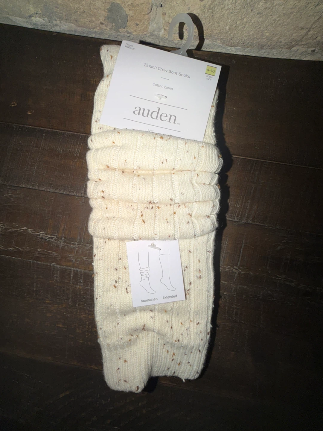 1 pair Auden Slouch Crew Boot Socks - photo 4