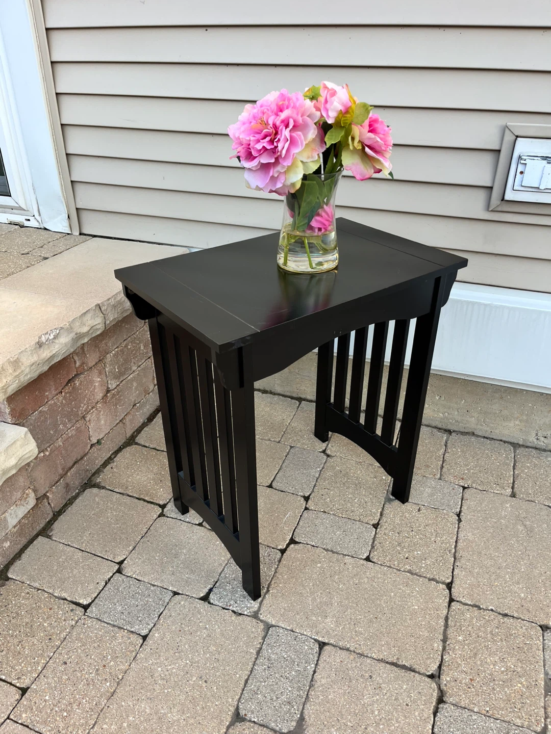 BLACK SIDE TABLE - photo 2