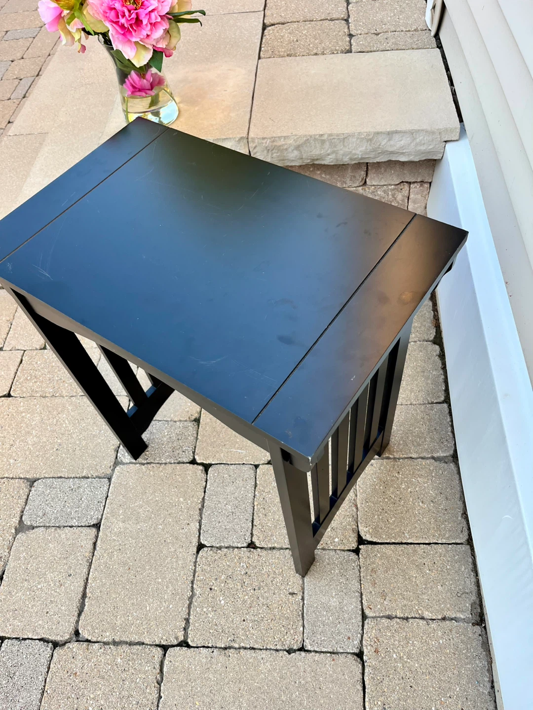 BLACK SIDE TABLE - photo 3