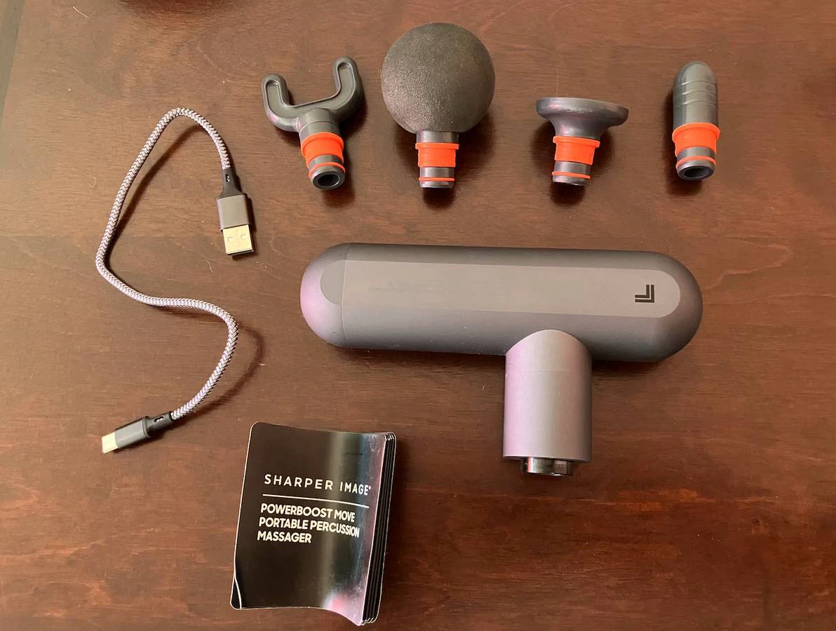 Sharper Image Powerboost Move Portable Percussion Massager